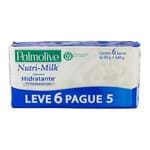 Ficha técnica e caractérísticas do produto Sabonete Palmolive Nutri-Milk Hidratante Leve 6 Pague 5 com 90g Cada