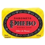 Ficha técnica e caractérísticas do produto Sabonete Phebo Odor De Rosas Barra 90G