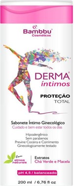 Ficha técnica e caractérísticas do produto Sabonete Região Intima Ginecologico - Frasco 200ml - Proteção Total - Bambbu Cosmeticos