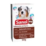 Ficha técnica e caractérísticas do produto Sabonete Sanol Dog Coco para Cães e Gatos 90g