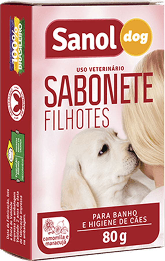 Ficha técnica e caractérísticas do produto Sabonete Sanol Dog Filhotes - 80Gr