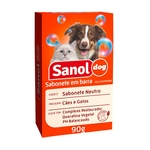 Ficha técnica e caractérísticas do produto Sabonete Sanol Dog Neutro para Cães e Gatos 90g