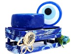 Ficha técnica e caractérísticas do produto Sabonete Talismã Olho Grego Azul Talismã Contra a Inveja e o Mau Olhado - Bellezza Doro
