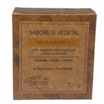 Sabonete Vegetal Argila Amarela 100g Arte dos Aromas