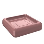 Ficha técnica e caractérísticas do produto Saboneteira Coza Cube Rosa Malva