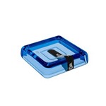 Ficha técnica e caractérísticas do produto Saboneteira Cube 10 X 10 X 2,5 Cm Mel - Coza - Azul