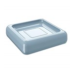 Ficha técnica e caractérísticas do produto Saboneteira Cube Coza Azul Fog