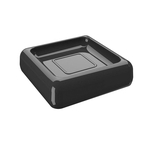 Ficha técnica e caractérísticas do produto Saboneteira Cube Coza Preta 10 x 10 x 2,5 cm