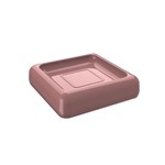 Ficha técnica e caractérísticas do produto Saboneteira Cube Rosa Malva - Coza - Brinox