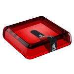 Ficha técnica e caractérísticas do produto Saboneteira Cube Vermelho Transparente Coza