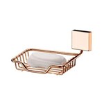 Ficha técnica e caractérísticas do produto Saboneteira de Parede para Box de Banheiro Rosé Gold -Future