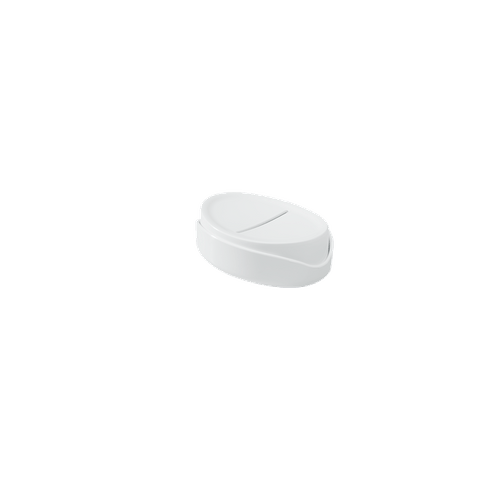 Ficha técnica e caractérísticas do produto Saboneteira Full 12,1 X 8,65 X 3,7 Cm Branco Coza