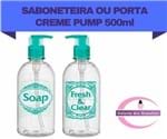 Ficha técnica e caractérísticas do produto Saboneteira ou Porta Creme Pump 500 Ml
