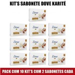Ficha técnica e caractérísticas do produto Sabonetes Dove Karité com 2 de 90g - Pack com 10 Kit's