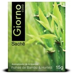 Ficha técnica e caractérísticas do produto Sachê Envelope Aromatizador Giorno Folhas de Bambu e Hortelã