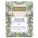 Ficha técnica e caractérísticas do produto Sachê Perfumado D'ambiance Alecrim e Cedro 10G