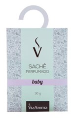 Ficha técnica e caractérísticas do produto Sachê Perfumado Via Aroma 30 Gr / Baby