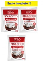 Ficha técnica e caractérísticas do produto 3 Sachê Retrô Soul Coco Máscara Nutritiva Sachê 30g Cada - Retrô Cosméticos