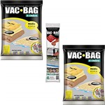 Ficha técnica e caractérísticas do produto 2 Sacos à Vácuo Vac Bag Ordene Médio 45x65 + Bomba Manual