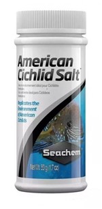 Ficha técnica e caractérísticas do produto Sal para Ciclídeos Seachem American Cichlid Salt 50g