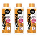Ficha técnica e caractérísticas do produto Salon Line Bomba de Brilho 3d Shampoo 300ml (Kit C/03)