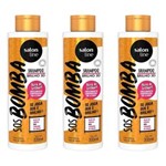 Ficha técnica e caractérísticas do produto Salon Line Bomba de Brilho 3d Shampoo 300ml - Kit com 03