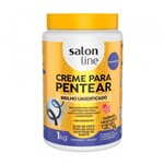 Ficha técnica e caractérísticas do produto Salon Line Brilho Umidificado Creme P/ Pentear 1kg