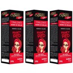 Ficha técnica e caractérísticas do produto Salon Line Color Express Fun Fancy Red Tonalizante 100g (Kit C/03)