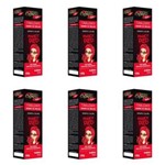 Ficha técnica e caractérísticas do produto Salon Line Color Express Fun Fancy Red Tonalizante 100g - Kit com 06