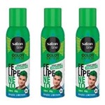 Ficha técnica e caractérísticas do produto Salon Line Color Felipe Neto Tinta Spray Verde (Kit C/03)