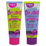 Ficha técnica e caractérísticas do produto Salon Line Kit Arrasar Shampoo e Condicionador de Tratamento Todecacho - 2x200ml