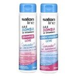 Ficha técnica e caractérísticas do produto Salon Line - Kit S.O.S Bomba de Vitaminas - Shampoo e Condicionador Leve - 2X300ml
