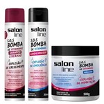 Ficha técnica e caractérísticas do produto Salon Line Kit SOS Bomba de Vitaminas Shampoo Liberado Condicionador e Máscara