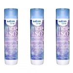 Ficha técnica e caractérísticas do produto Salon Line Meu Liso Brilhante Shampoo 300ml (Kit C/03)