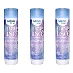 Ficha técnica e caractérísticas do produto Salon Line Meu Liso Brilhante Shampoo 300ml - Kit com 03