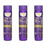 Ficha técnica e caractérísticas do produto Salon Line Meu Liso Loiro Matizado Shampoo 300ml (Kit C/03)