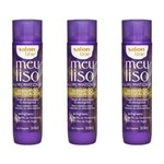 Ficha técnica e caractérísticas do produto Salon Line Meu Liso Loiro Matizado Shampoo 300ml - Kit com 03