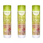 Ficha técnica e caractérísticas do produto Salon Line Meu Liso S/ Oleosidade Mistos Shampoo 300ml (Kit C/03)