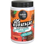 Ficha técnica e caractérísticas do produto SALON LINE SOS Hidratação Máscara Crespos e Cachos Liberada 1kg