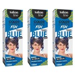 Ficha técnica e caractérísticas do produto Salon Line Tonalizante Color Express Fun Blue Rock (Kit C/03)