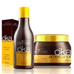Ficha técnica e caractérísticas do produto Salvatore Kit Oka Americanoil Ojon Shampoo 300ml + Máscara 250ml + Óleo 15ml