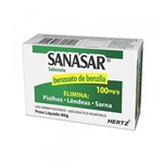 Ficha técnica e caractérísticas do produto Sanasar Sabonete Benzoato de Benzila Elimina Piolhos Lêndeas Sarna 80g - Kley Hertz