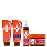 Save Cronograma Capilar Yenzah- Kit Shampoo + Condicionador + Creme de Pentear + Máscara Kit