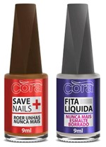 Ficha técnica e caractérísticas do produto Save Nails + Fita Líquida - Cora