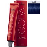 Ficha técnica e caractérísticas do produto Schwarzkopf Igora Royal Coloração - 0/22 Tom Mistura Azul 60ml