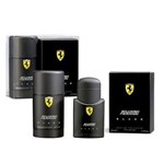 Ficha técnica e caractérísticas do produto Scuderia Ferrari Black Ferrari - Masculino - Eau de Toilette - Perfume + Desodorante Kit - Kit