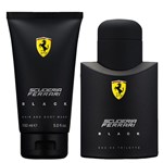 Ficha técnica e caractérísticas do produto Scuderia Ferrari Black Ferrari - Masculino - Eau de Toilette - Perfume + Gel de Banho