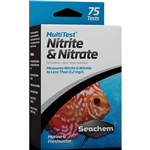 Seachem Multi Test Nitrite Nitrate Teste Nitrito Nitrato - Faz 75 Testes