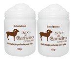 Ficha técnica e caractérísticas do produto Sebo de Carneiro Creme Hidratação Profunda Pés Lucys 100g 2 Unid
