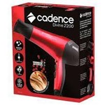 Ficha técnica e caractérísticas do produto Secador De Cabelo Cadence 2200w Divine Sec156 Vermelho/preto